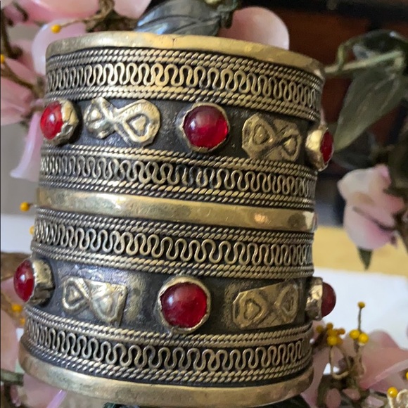 Antique Jewelry - Antique Roman brass cuff